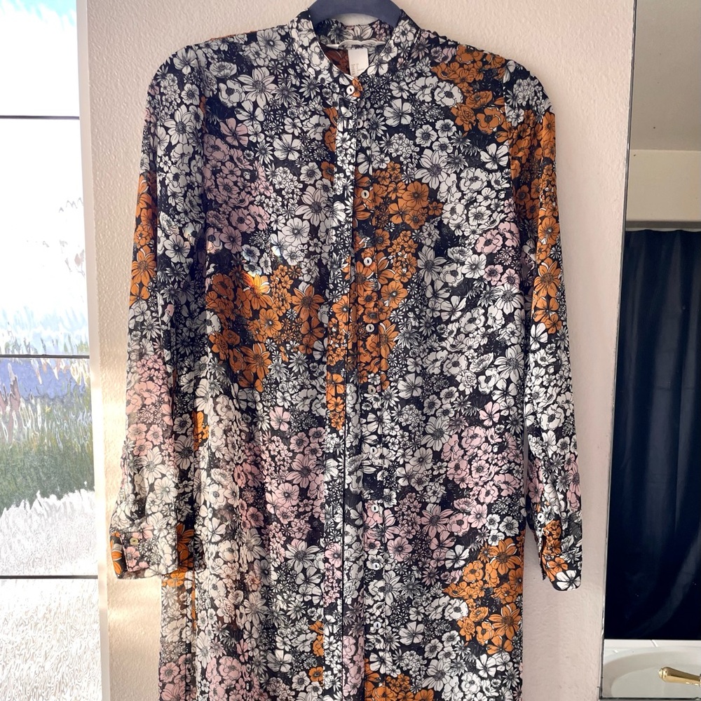 Floral Long Sleeve Dress